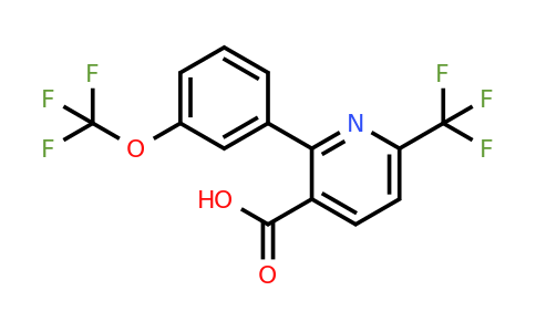 1261659-56-6 | 2-(3-(Trifluoromethoxy)phenyl)-6-(trifluoromethyl)nicotinic acid