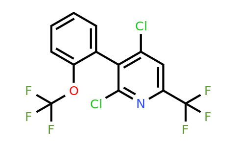 1261659-62-4 | 2,4-Dichloro-3-(2-(trifluoromethoxy)phenyl)-6-(trifluoromethyl)pyridine