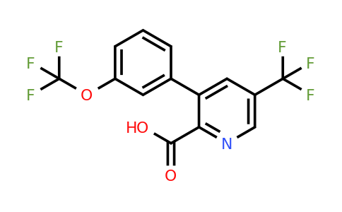 1261659-65-7 | 3-(3-(Trifluoromethoxy)phenyl)-5-(trifluoromethyl)picolinic acid