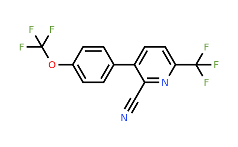 1261659-71-5 | 3-(4-(Trifluoromethoxy)phenyl)-6-(trifluoromethyl)picolinonitrile