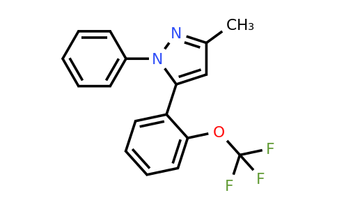 1261659-75-9 | 3-Methyl-1-phenyl-5-(2-(trifluoromethoxy)phenyl)pyrazole
