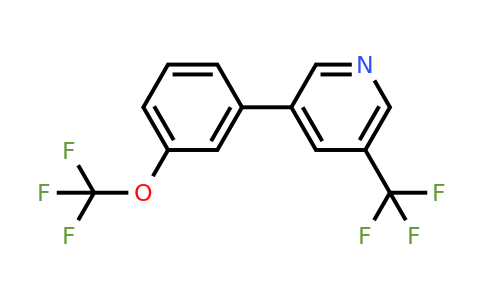 1261659-77-1 | 3-(3-(Trifluoromethoxy)phenyl)-5-(trifluoromethyl)pyridine
