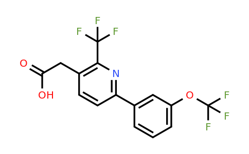 1261660-08-5 | 6-(3-(Trifluoromethoxy)phenyl)-2-(trifluoromethyl)pyridine-3-acetic acid