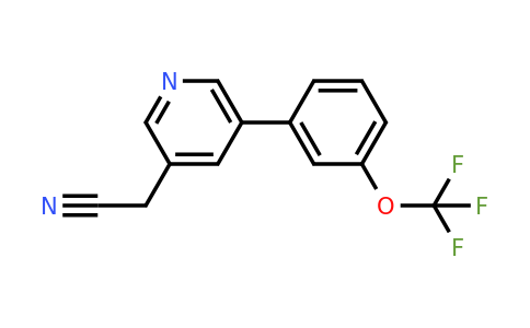 1261660-23-4 | 5-(3-(Trifluoromethoxy)phenyl)pyridine-3-acetonitrile