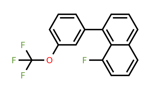 1261660-57-4 | 1-Fluoro-8-(3-(trifluoromethoxy)phenyl)naphthalene