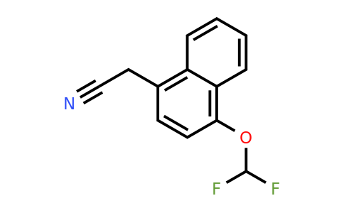 1261660-70-1 | 1-(Difluoromethoxy)naphthalene-4-acetonitrile