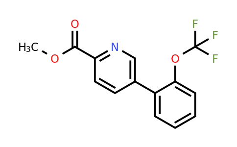 1261660-71-2 | Methyl 5-(2-(trifluoromethoxy)phenyl)picolinate