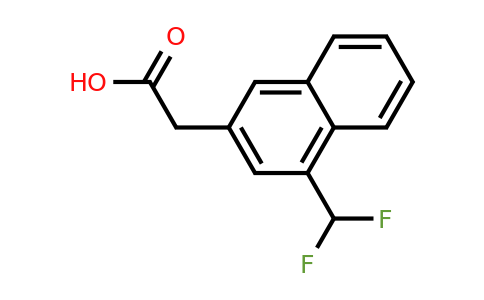 1261660-91-6 | 1-(Difluoromethyl)naphthalene-3-acetic acid