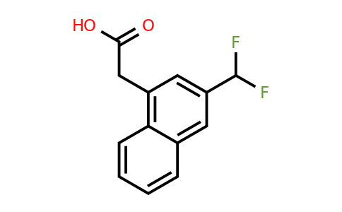 1261660-92-7 | 2-(Difluoromethyl)naphthalene-4-acetic acid