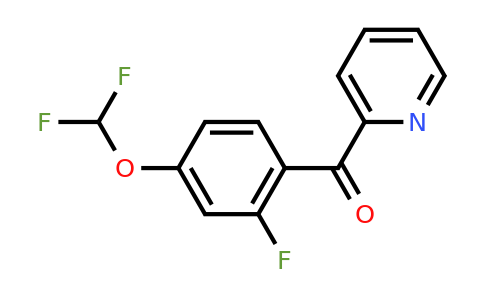 1261661-34-0 | 2-(2-Fluoro-4-(difluoromethoxy)benzoyl)pyridine