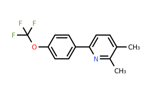 1261661-46-4 | 2,3-Dimethyl-6-(4-(trifluoromethoxy)phenyl)pyridine