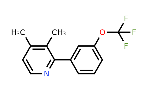 1261661-49-7 | 3,4-Dimethyl-2-(3-(trifluoromethoxy)phenyl)pyridine