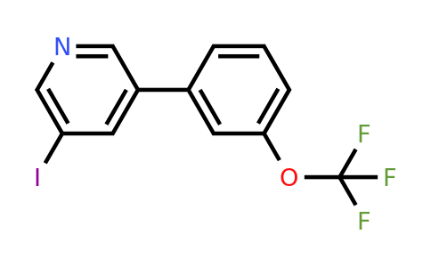 1261661-51-1 | 3-Iodo-5-(3-(trifluoromethoxy)phenyl)pyridine