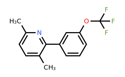 1261661-52-2 | 3,6-Dimethyl-2-(3-(trifluoromethoxy)phenyl)pyridine