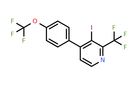 1261661-57-7 | 3-Iodo-4-(4-(trifluoromethoxy)phenyl)-2-(trifluoromethyl)pyridine