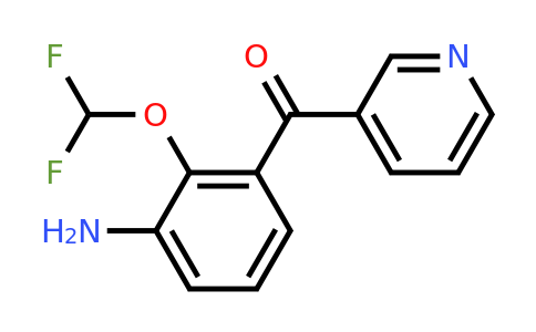 1261661-95-3 | 3-(3-Amino-2-(difluoromethoxy)benzoyl)pyridine