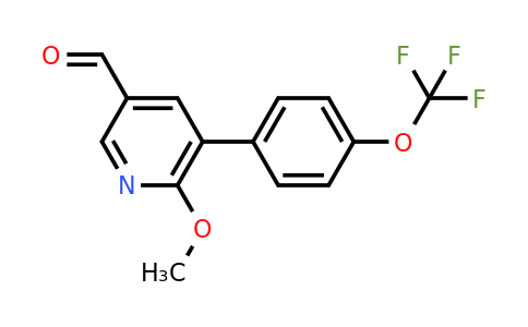 1261662-19-4 | 6-Methoxy-5-(4-(trifluoromethoxy)phenyl)nicotinaldehyde