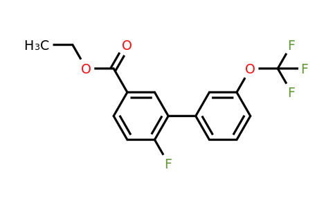 1261662-30-9 | Ethyl 6-fluoro-3'-(trifluoromethoxy)biphenyl-3-carboxylate