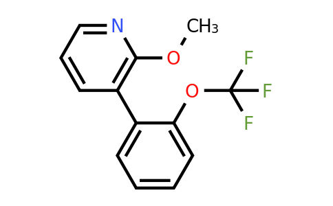 1261662-41-2 | 2-Methoxy-3-(2-(trifluoromethoxy)phenyl)pyridine