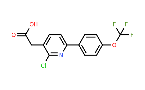 1261662-63-8 | 2-Chloro-6-(4-(trifluoromethoxy)phenyl)pyridine-3-acetic acid