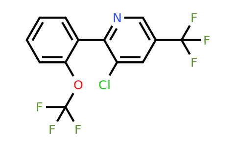 1261662-78-5 | 3-Chloro-2-(2-(trifluoromethoxy)phenyl)-5-(trifluoromethyl)pyridine