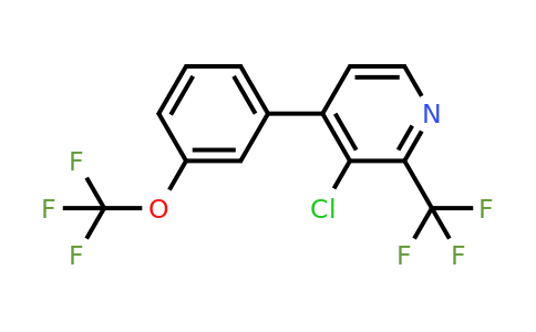 1261662-82-1 | 3-Chloro-4-(3-(trifluoromethoxy)phenyl)-2-(trifluoromethyl)pyridine