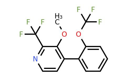 1261662-85-4 | 3-Methoxy-4-(2-(trifluoromethoxy)phenyl)-2-(trifluoromethyl)pyridine
