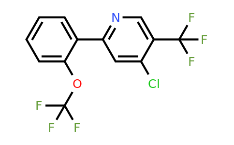 1261662-86-5 | 4-Chloro-2-(2-(trifluoromethoxy)phenyl)-5-(trifluoromethyl)pyridine