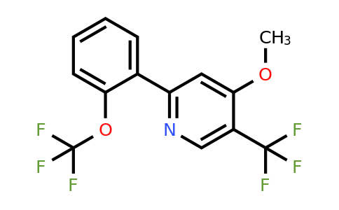 1261662-89-8 | 4-Methoxy-2-(2-(trifluoromethoxy)phenyl)-5-(trifluoromethyl)pyridine