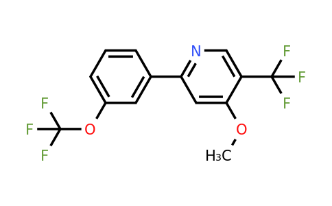 1261662-95-6 | 4-Methoxy-2-(3-(trifluoromethoxy)phenyl)-5-(trifluoromethyl)pyridine