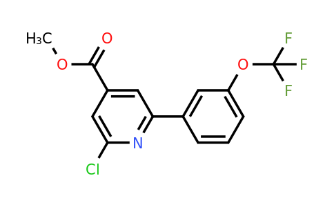 1261663-08-4 | Methyl 2-chloro-6-(3-(trifluoromethoxy)phenyl)isonicotinate