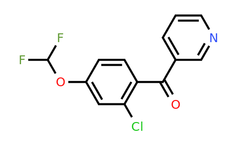 1261663-22-2 | 3-(2-Chloro-4-(difluoromethoxy)benzoyl)pyridine