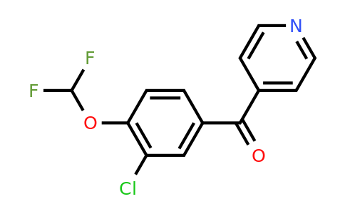 1261663-24-4 | 4-(3-Chloro-4-(difluoromethoxy)benzoyl)pyridine