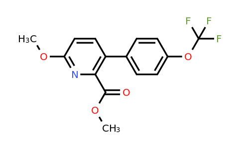 1261663-62-0 | Methyl 6-methoxy-3-(4-(trifluoromethoxy)phenyl)picolinate