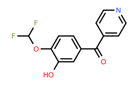 1261663-66-4 | 4-(4-(Difluoromethoxy)-3-hydroxybenzoyl)pyridine