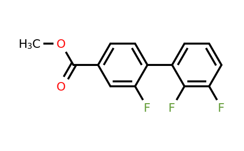 1261663-70-0 | Methyl 2,2',3'-trifluorobiphenyl-4-carboxylate
