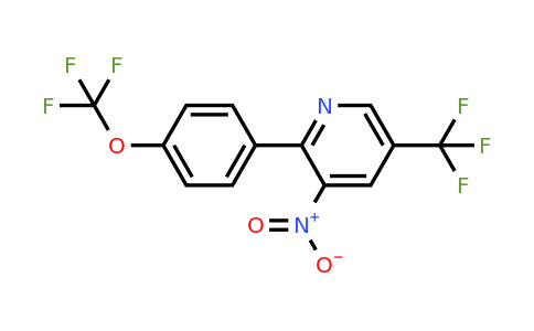 1261663-89-1 | 3-Nitro-2-(4-(trifluoromethoxy)phenyl)-5-(trifluoromethyl)pyridine