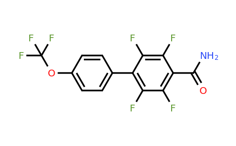 1261663-95-9 | 2,3,5,6-Tetrafluoro-4'-(trifluoromethoxy)biphenyl-4-carboxylic acid amide