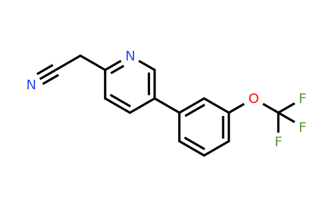 1261663-99-3 | 5-(3-(Trifluoromethoxy)phenyl)pyridine-2-acetonitrile