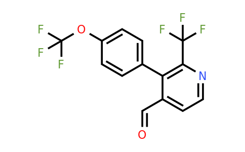 1261664-09-8 | 3-(4-(Trifluoromethoxy)phenyl)-2-(trifluoromethyl)isonicotinaldehyde