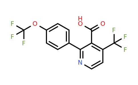 1261664-12-3 | 2-(4-(Trifluoromethoxy)phenyl)-4-(trifluoromethyl)nicotinic acid