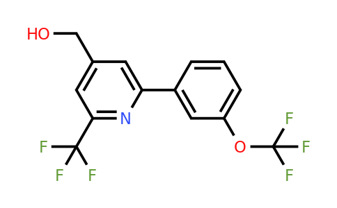 1261664-21-4 | 2-(3-(Trifluoromethoxy)phenyl)-6-(trifluoromethyl)pyridine-4-methanol