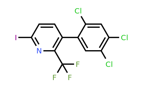 1261664-34-9 | 6-Iodo-3-(2,4,5-trichlorophenyl)-2-(trifluoromethyl)pyridine