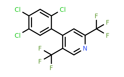1261664-96-3 | 2,5-Bis(trifluoromethyl)-4-(2,4,5-trichlorophenyl)pyridine