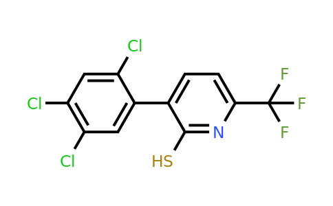 1261666-63-0 | 2-Mercapto-3-(2,4,5-trichlorophenyl)-6-(trifluoromethyl)pyridine