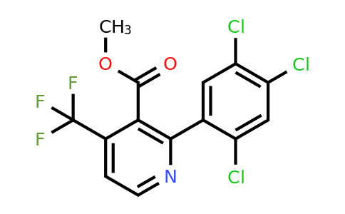 1261668-35-2 | Methyl 2-(2,4,5-trichlorophenyl)-4-(trifluoromethyl)nicotinate
