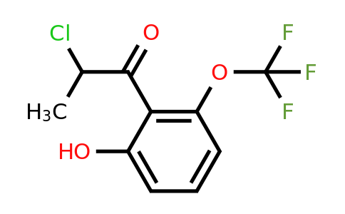 1261669-88-8 | 2-Chloro-2'-hydroxy-6'-(trifluoromethoxy)propiophenone