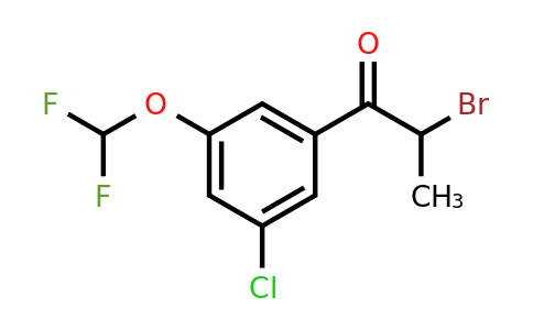 1261669-89-9 | 2-Bromo-3'-chloro-5'-(difluoromethoxy)propiophenone
