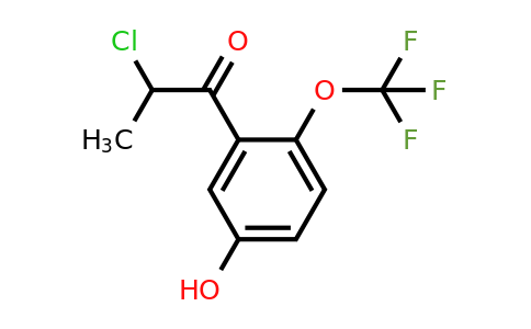 1261669-91-3 | 2-Chloro-5'-hydroxy-2'-(trifluoromethoxy)propiophenone
