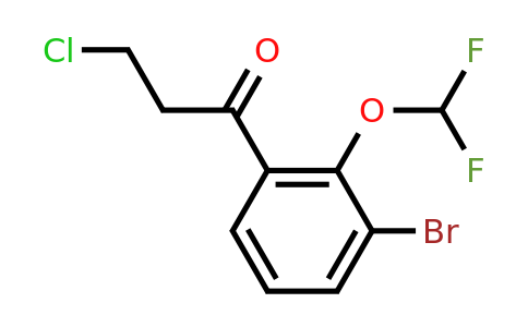 1261669-93-5 | 3'-Bromo-3-chloro-2'-(difluoromethoxy)propiophenone
